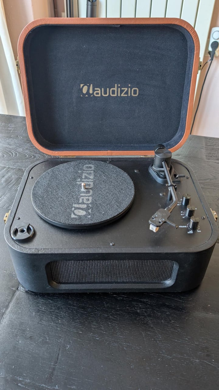 Platenspeler met speakers + bluetooth