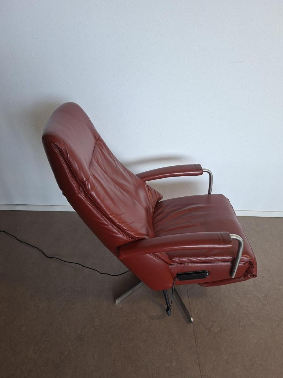 Leren relaxstoel