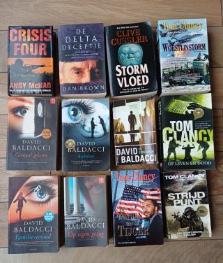 Thrillers 1 euro per boek  12 voor 10euro
