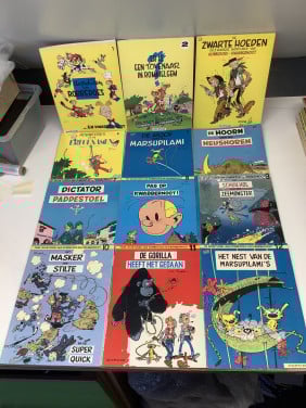Stripboeken: Robbedoes en Kwabbernoot. Nr.1 tm 47 ( gereserveerd )