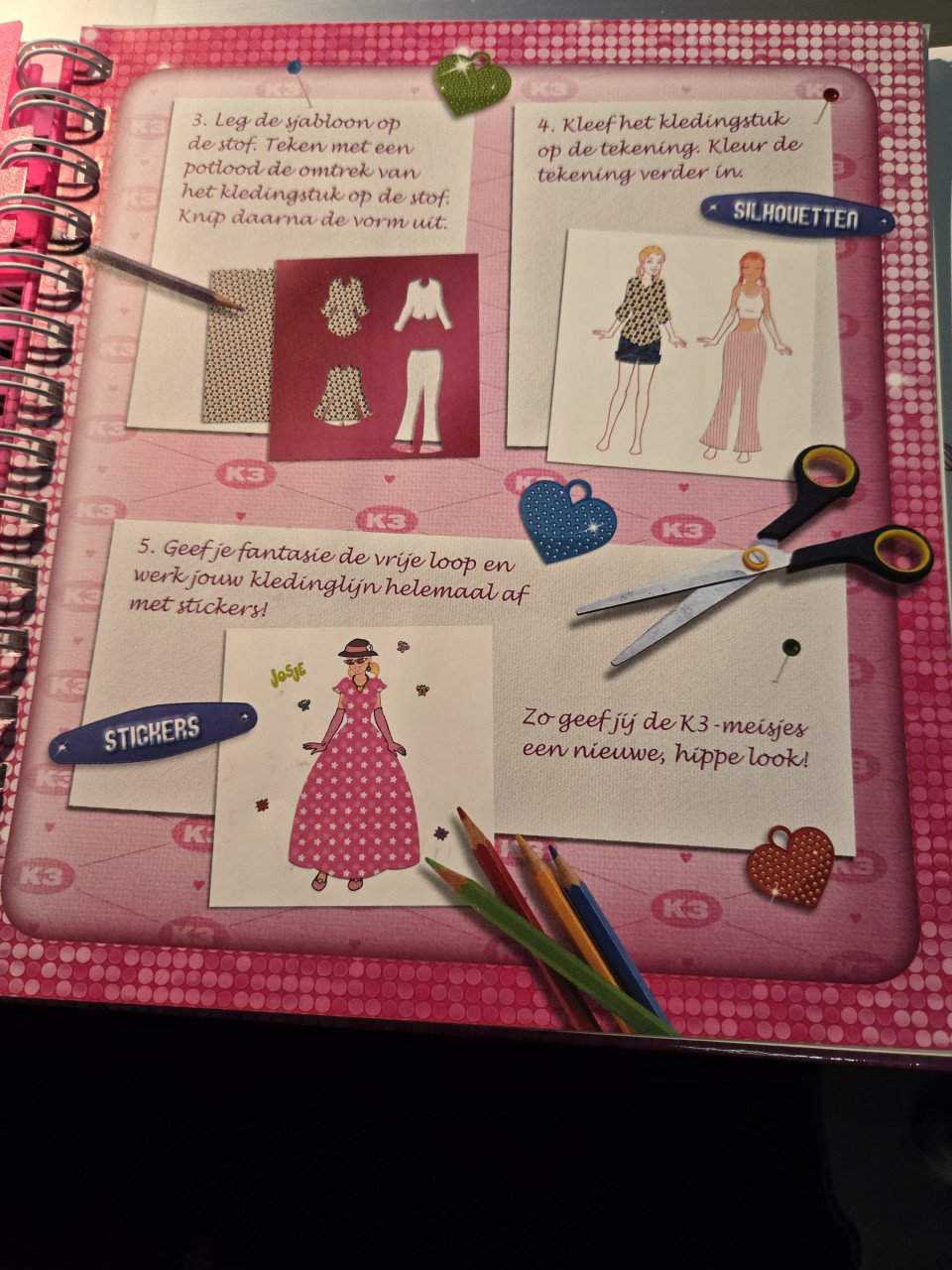 K3 Sterrenstyling-boek. Van de originele bezetting.