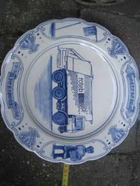 DAF vuilnisauto Roteb bord