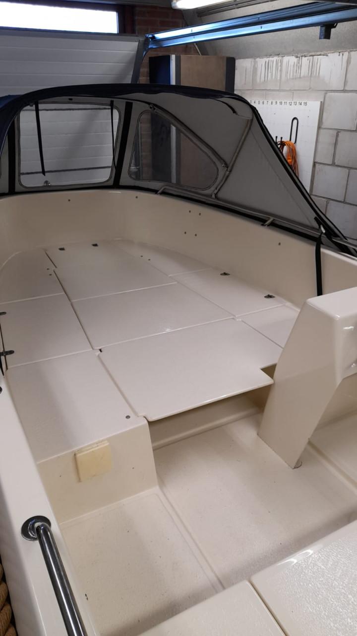 PL-Sylas polyester consoleboot compleet met motor, trailer & accessoires