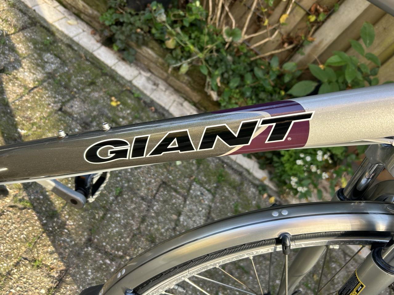 Herenfiets Giant Custom Dual Drive versnellingen. Veel nieuwe onderdelen.