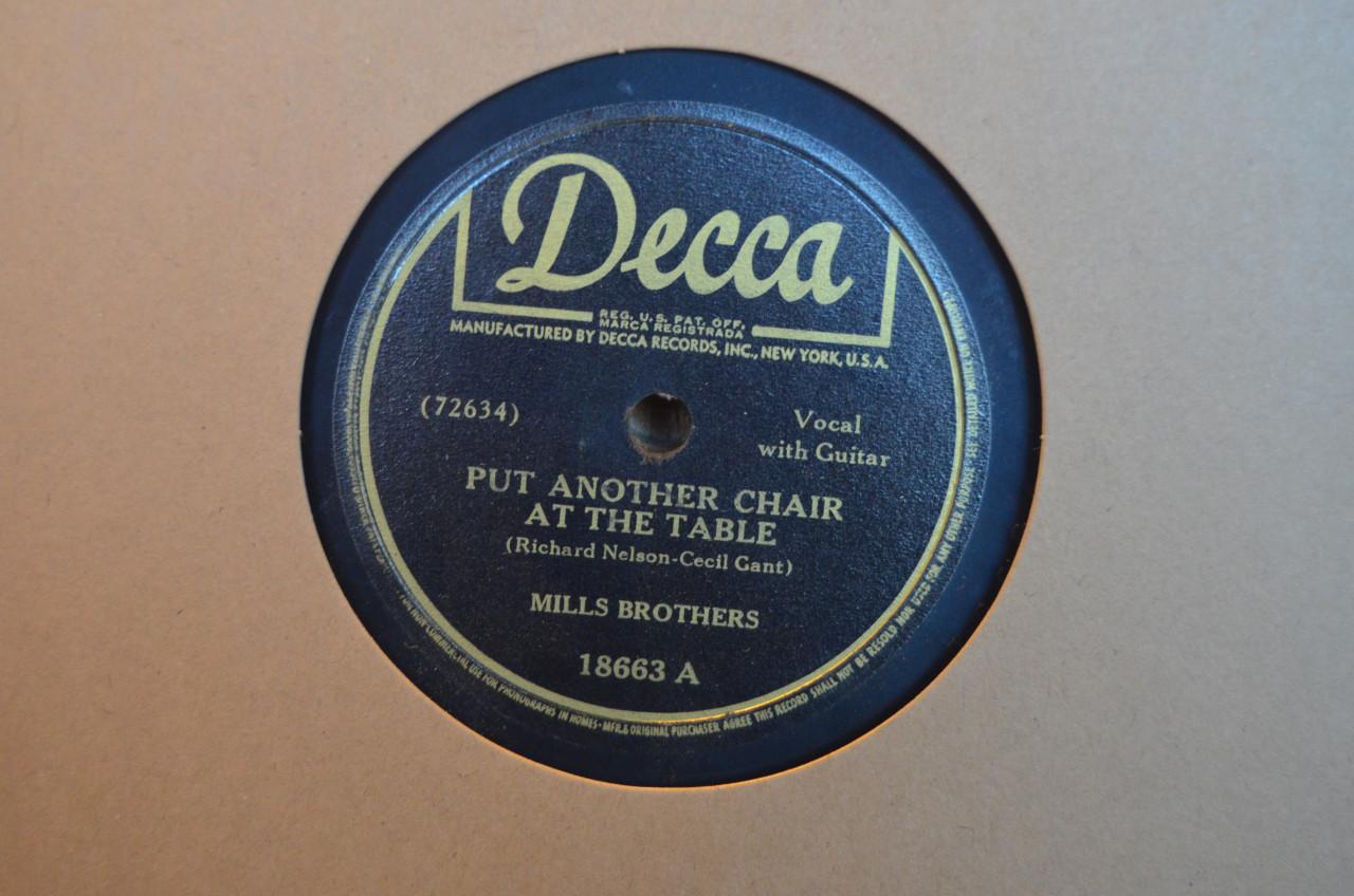78 rpm Mills Brothers jaren '40 en '50 héél veel stuks. (6)
