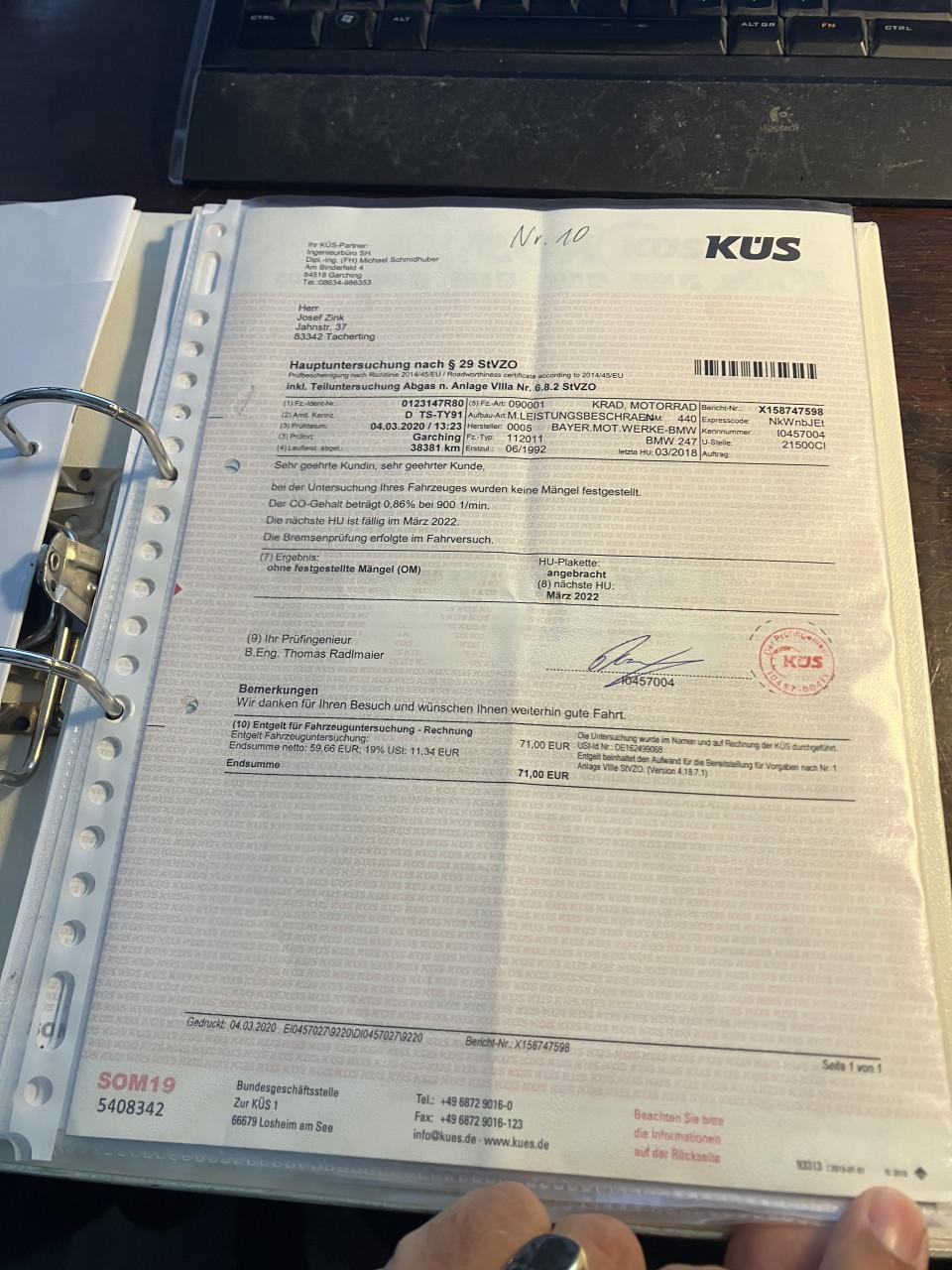 BMW R80 1992 met origineel 39.000 km in bijna nieuwstaat