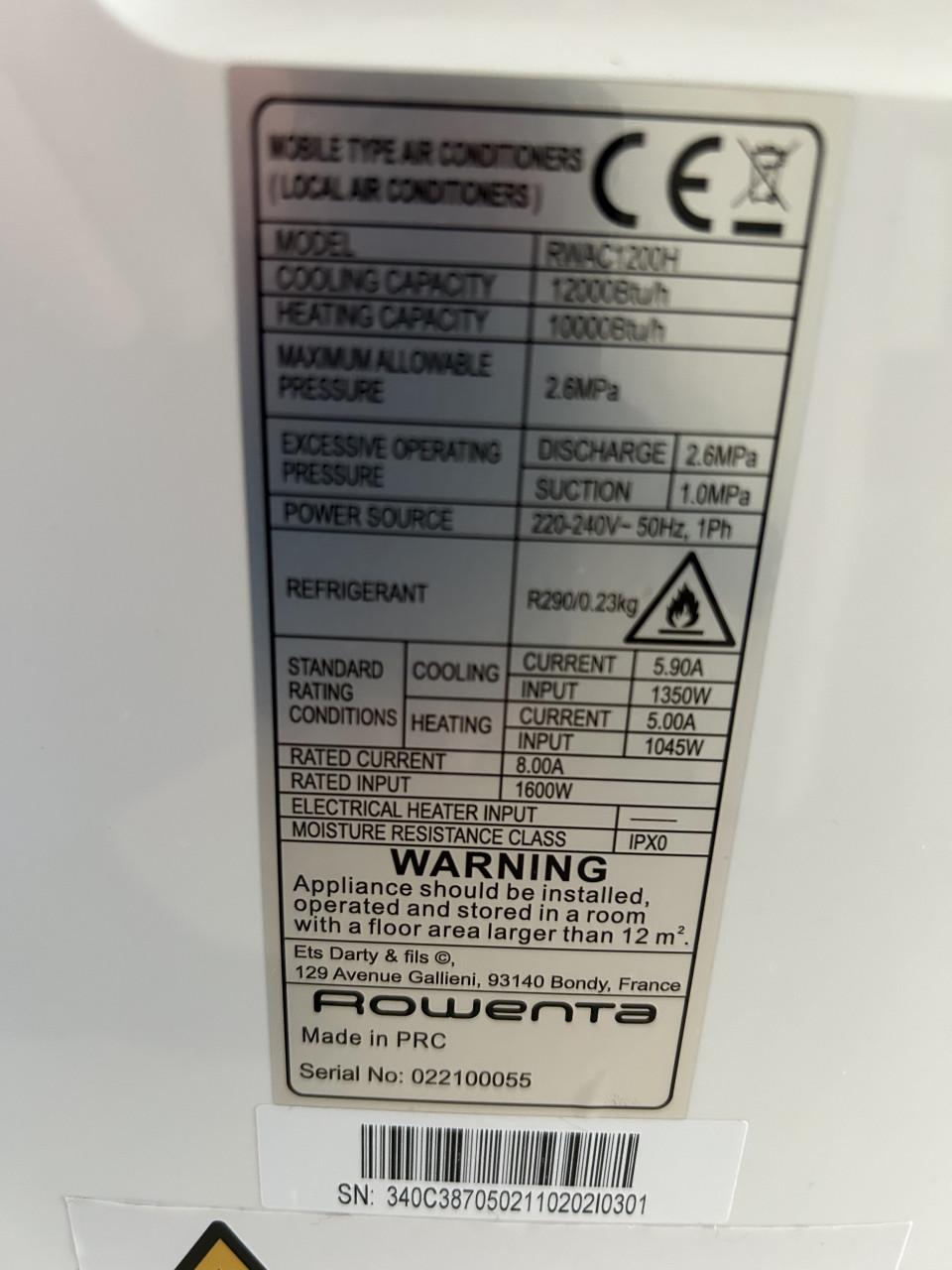 Airco (Draagbare Airconditioning)