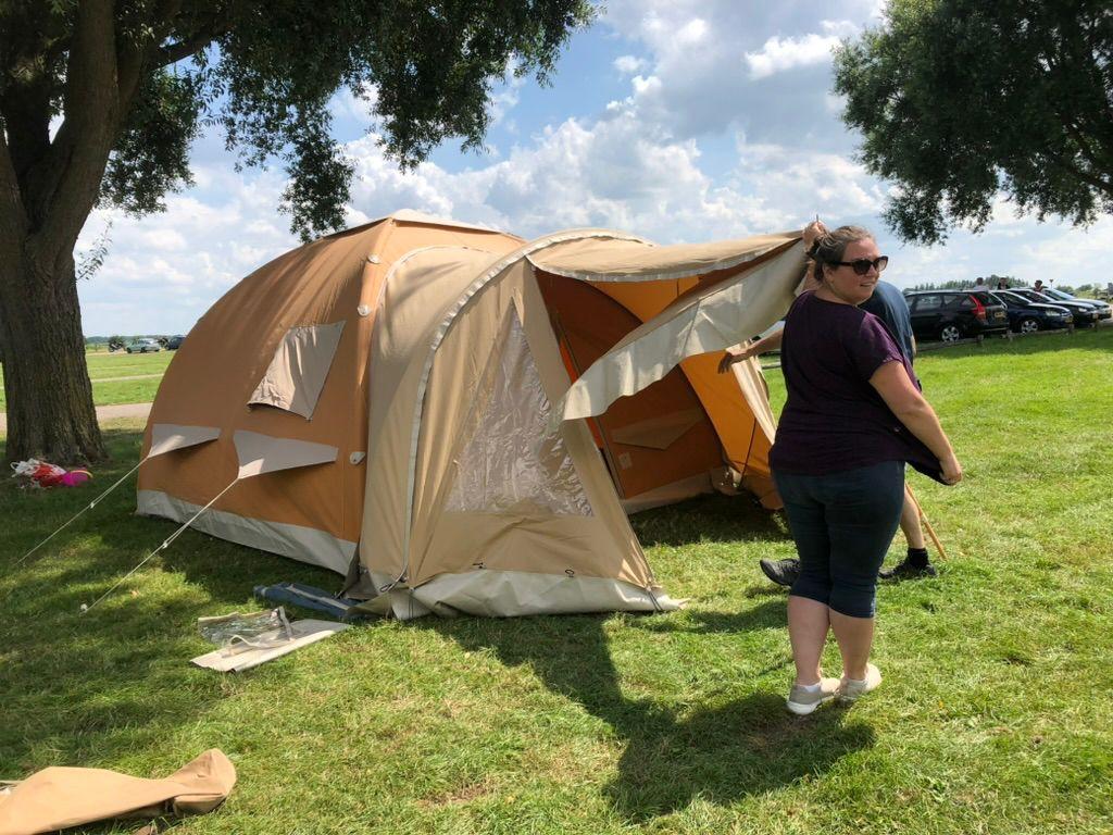 Karsten opblaasbare tent 3,5x3,5meter