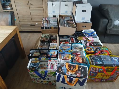 Dvd collectie 0,50ct per stuk