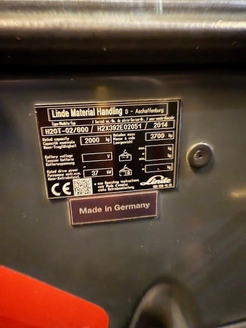 Linde H20T-02/600 Heftruck