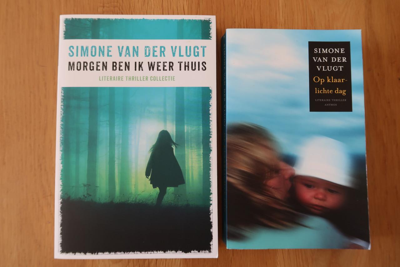 Simone van der Vlugt; "Op klaarlichte dag" "Morgen ben ik weer thuis"