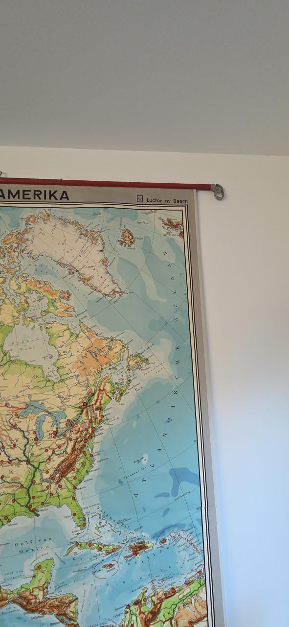 Westermann wandkaart noord-amerika