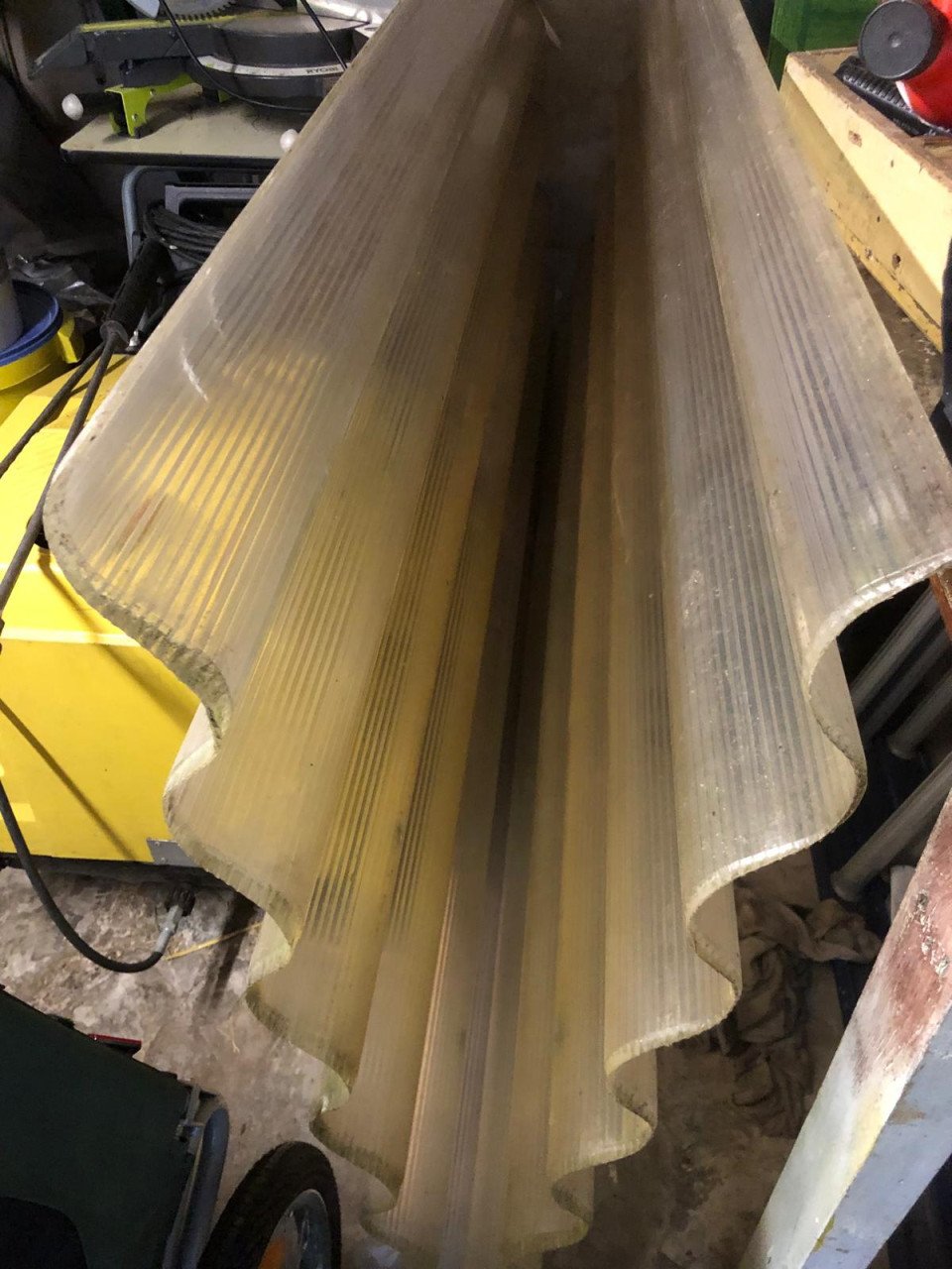Te koop polycarbonaat golfplaat  3 stuks