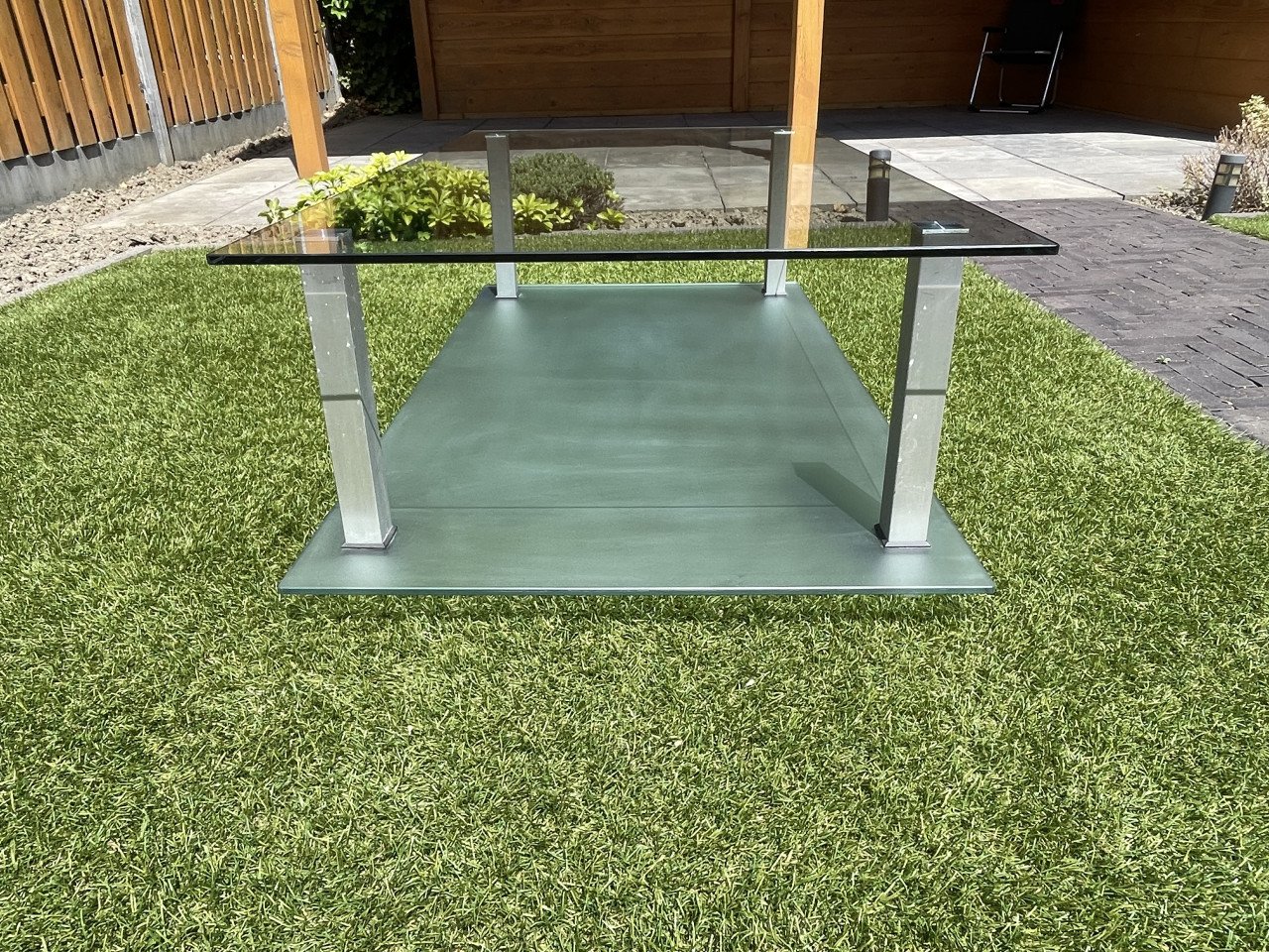 Salontafel glas (binnen of buiten)