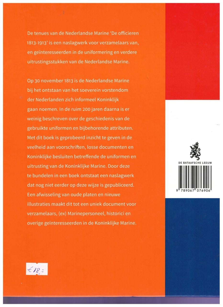 De tenues van de Nederlandse Marine. De officieren 1813-1913