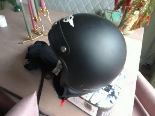 Motor of scooter Helm neuw mat zwart