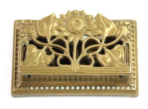 Art Nouveau Postzegel doosje ( koper )