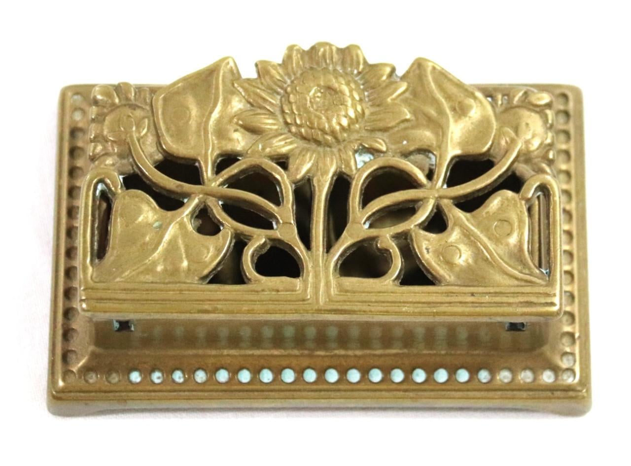 Art Nouveau Postzegel doosje ( koper )