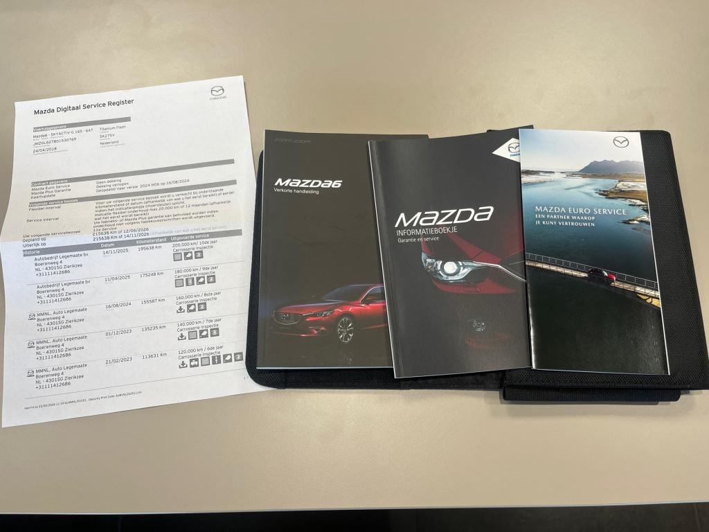 Mazda 6 2.0 skyactiv-g 165 skylease drive|trekhaak|dealeronderhouden|rijkla