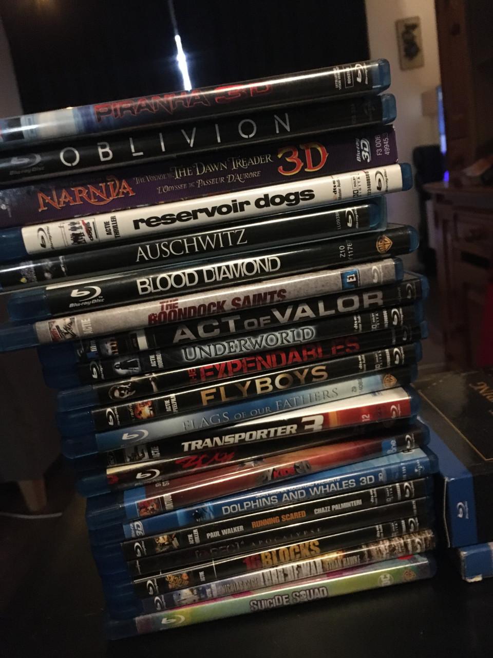 41 Blu ray films