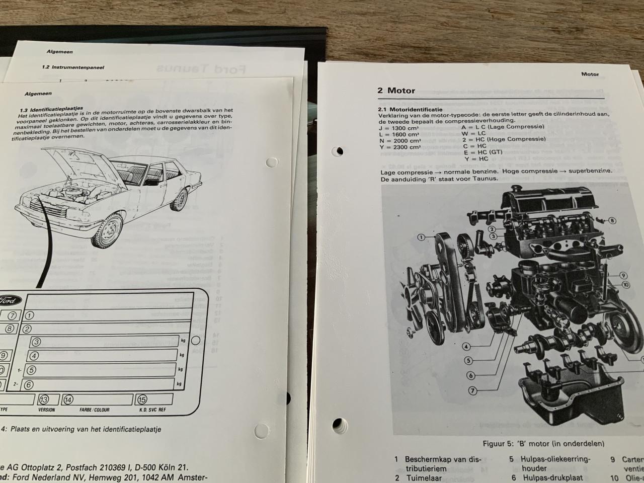 Ford Taunus 162 pg. Handboek als nieuw