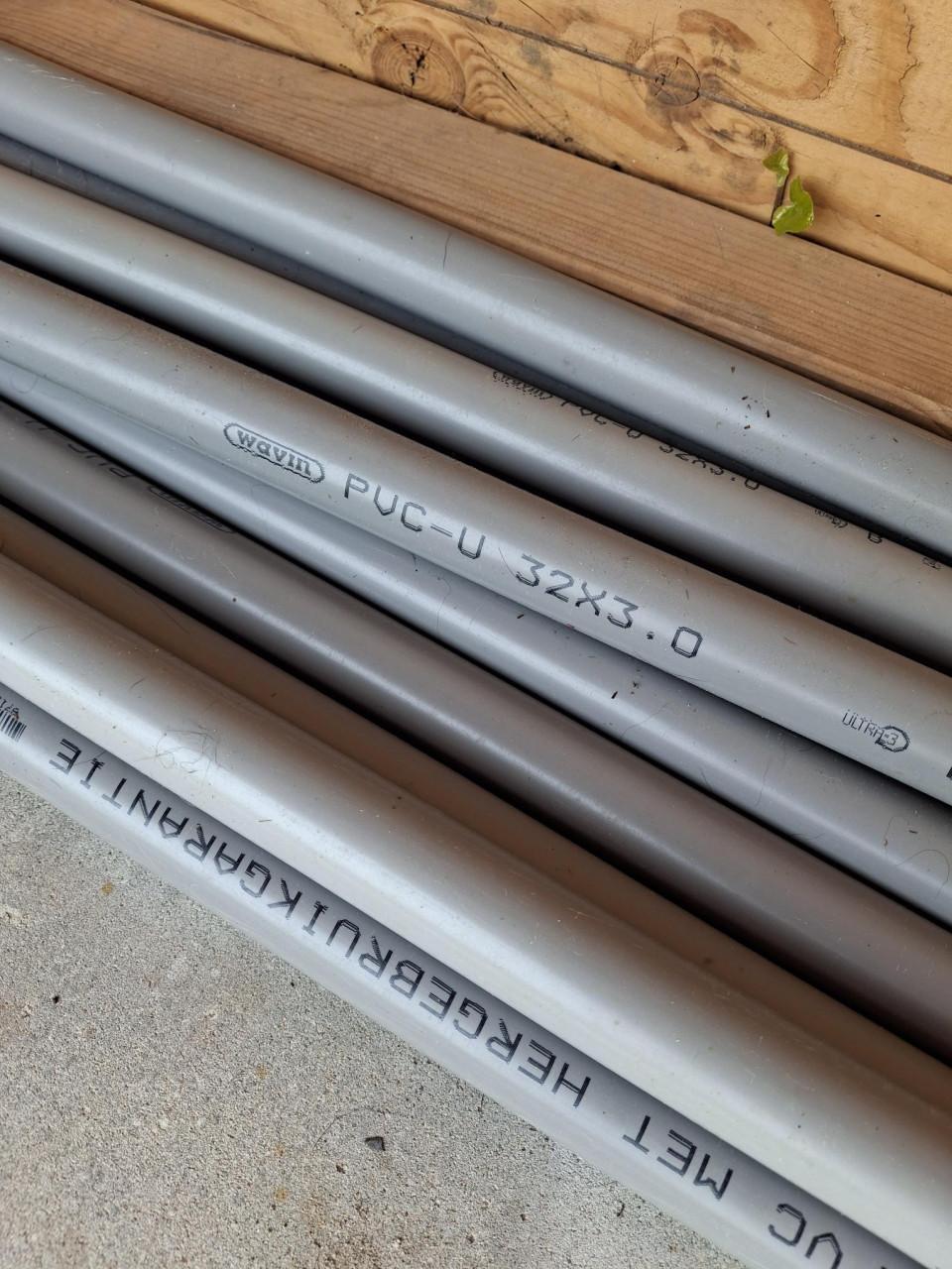 PVC buizen, diverse maten