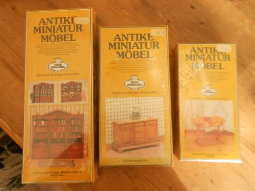 Mini mundus poppenhuis miniatuur modelbouw meubels 40090 40073 40098