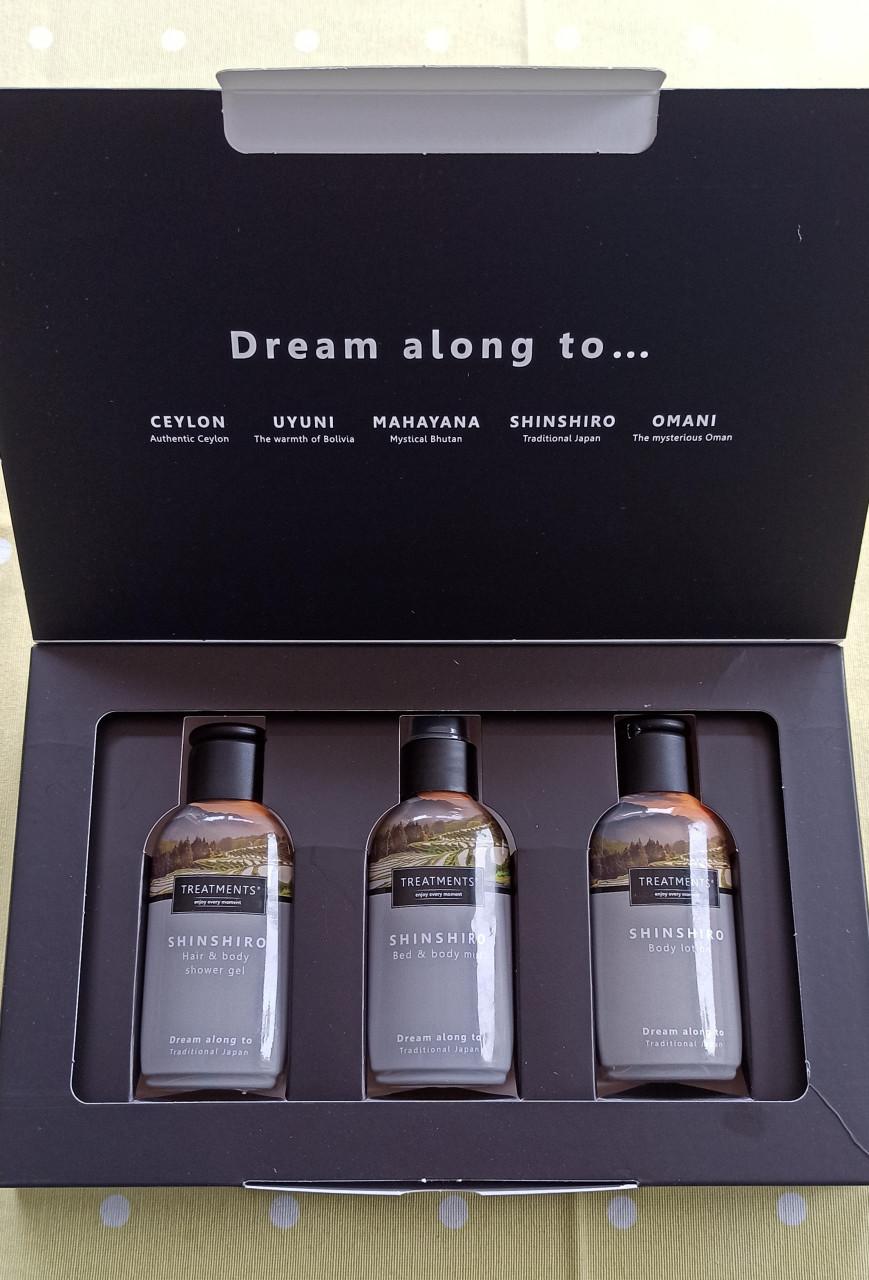 TREATMENTS box, 3 prod. €10 - Shinshiro / Mahayana / Uyuni