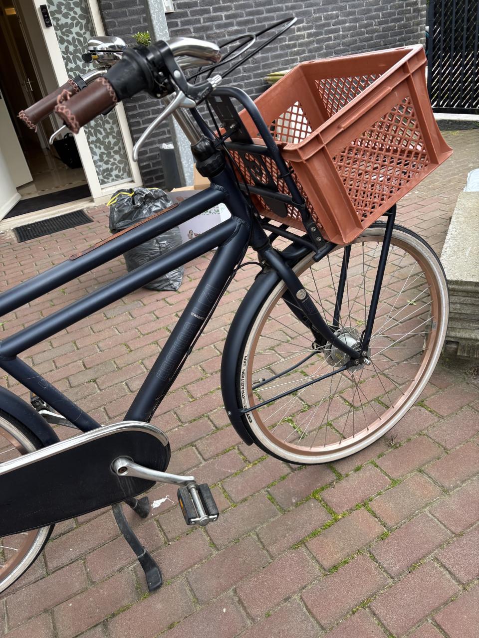 Gereserveerd!Cortina Transport fiets limited edition denim 2016 opknapper!