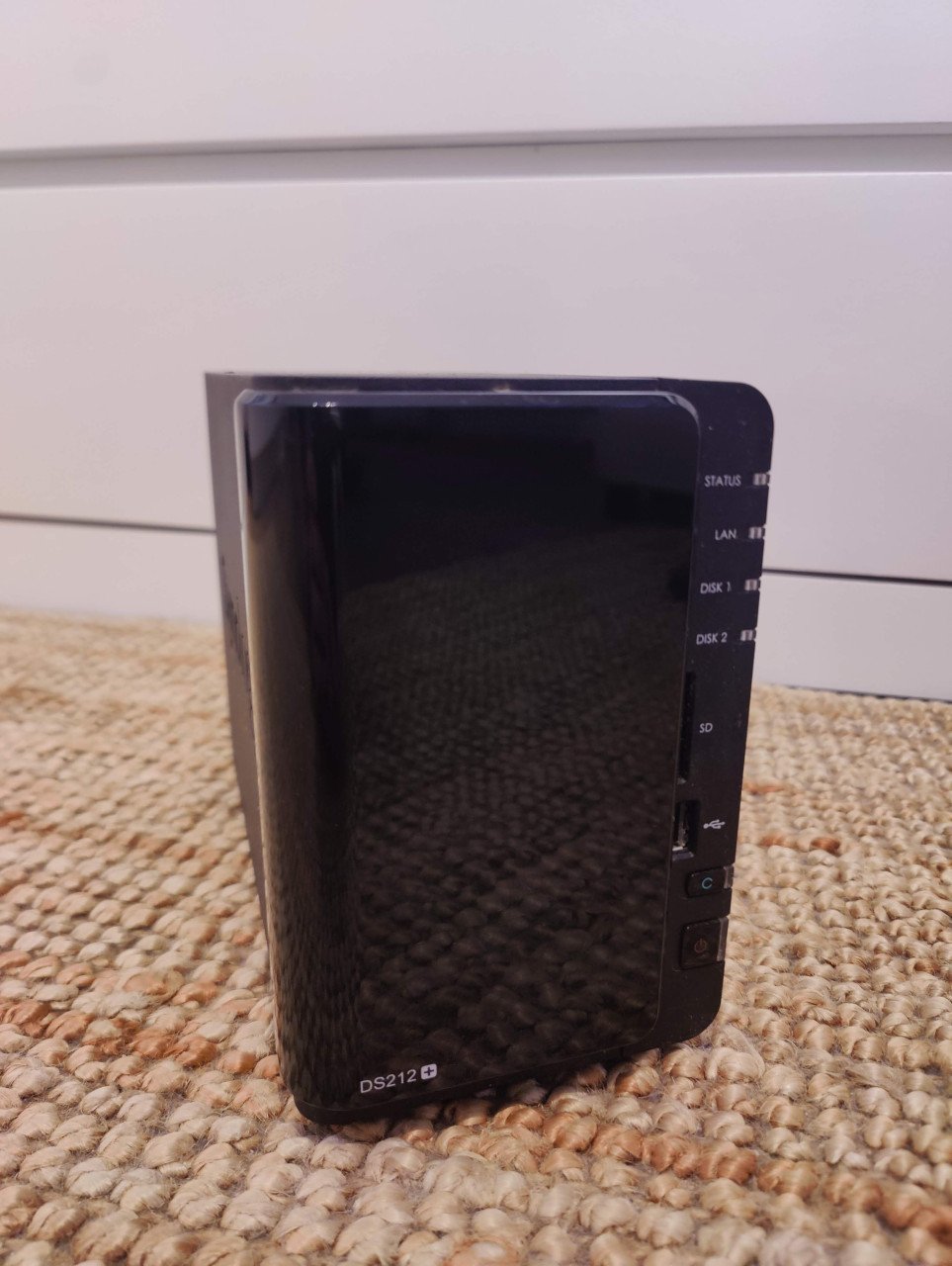 Synology NAS DS212+ met 2TB (2x 1TB schijven)