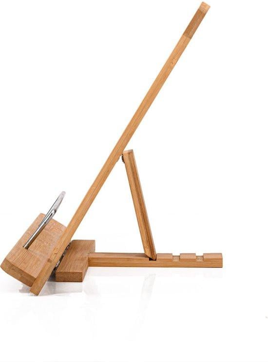 60 x Kookboek / Tablet / Ipad standaard van Bamboe