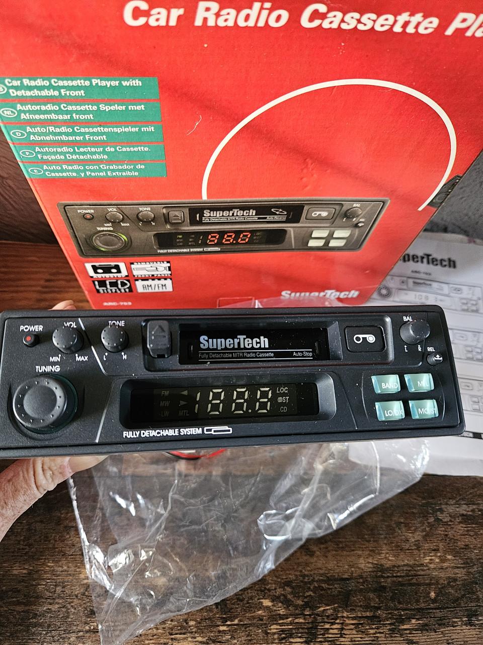Supertech ARC-753 Autoradio Cassettespeler Nieuw