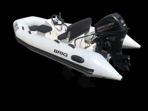 Brig Falcon 330 de Luxe RIB HYPALON met Merury F20 EPT