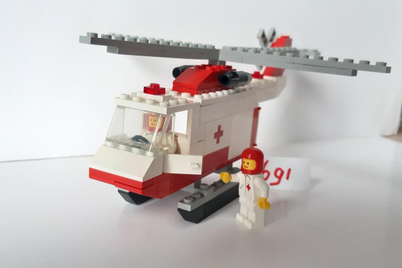 Lego Classic Town 6691: rode kruis helikopter