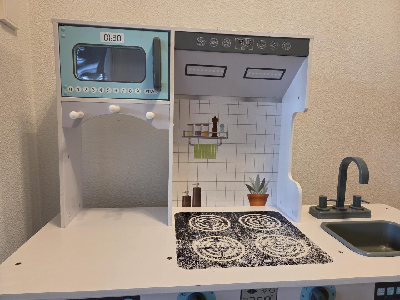 Speelkeuken bandit en angels met accesoires