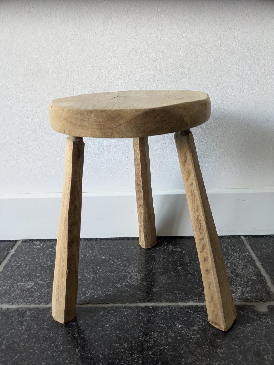 Landelijke houten kruk