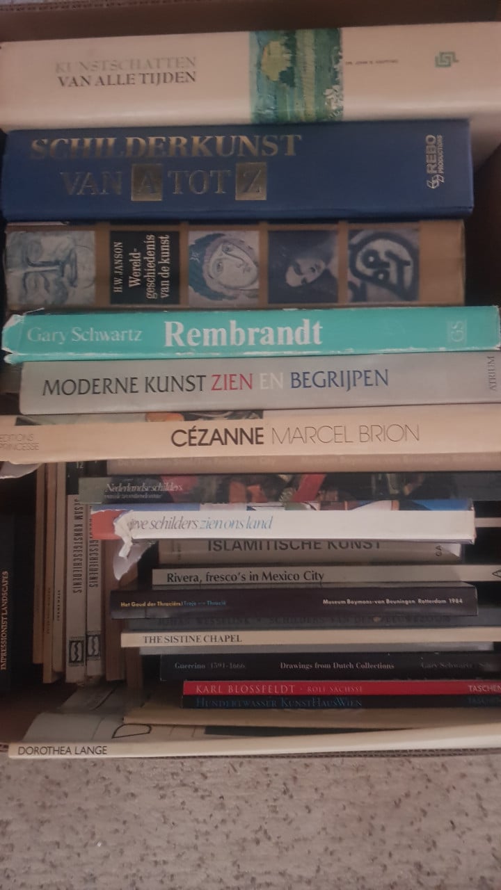 Grote partij kunstboeken