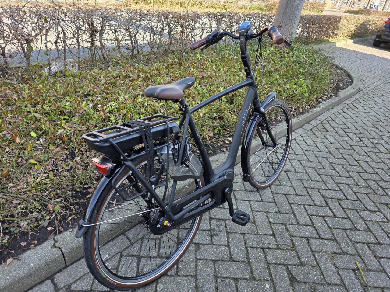 Schitterende Gazelle elektrische heren fiets met Bosch middenmotor