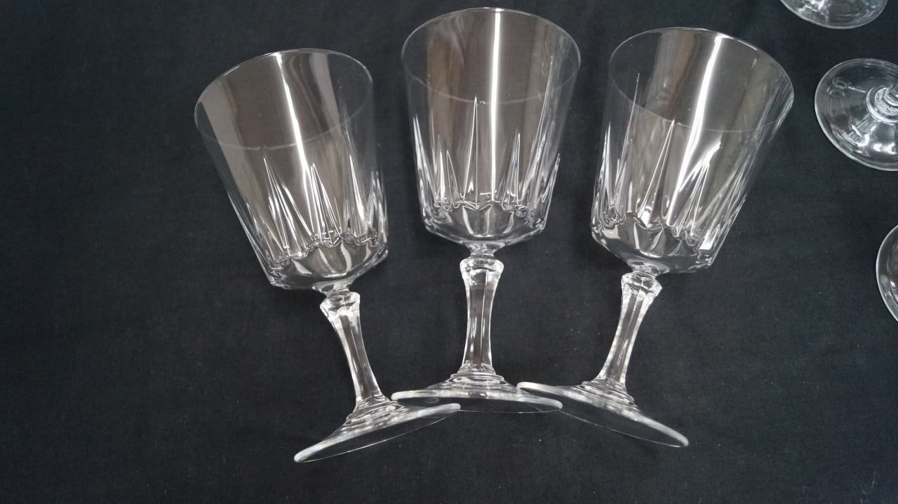 Cristal d'Argues durand luminarc "Versailles" glazen.