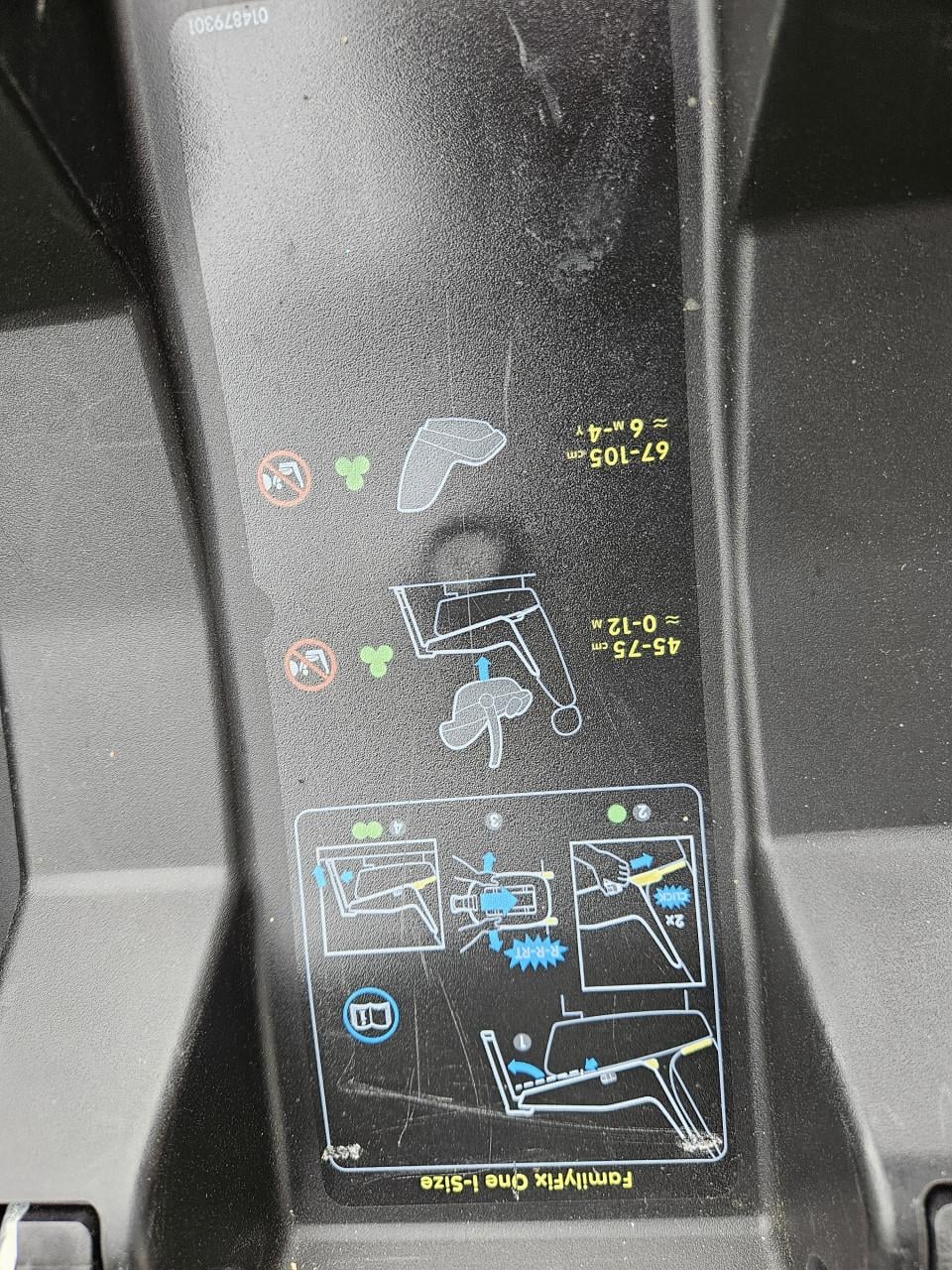 Autostoel maxicosi en isofix