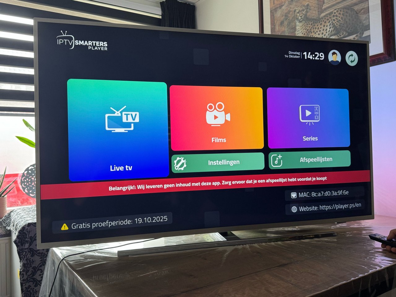 Philips smart tv 65 inch met ambilight in goede staat en weking