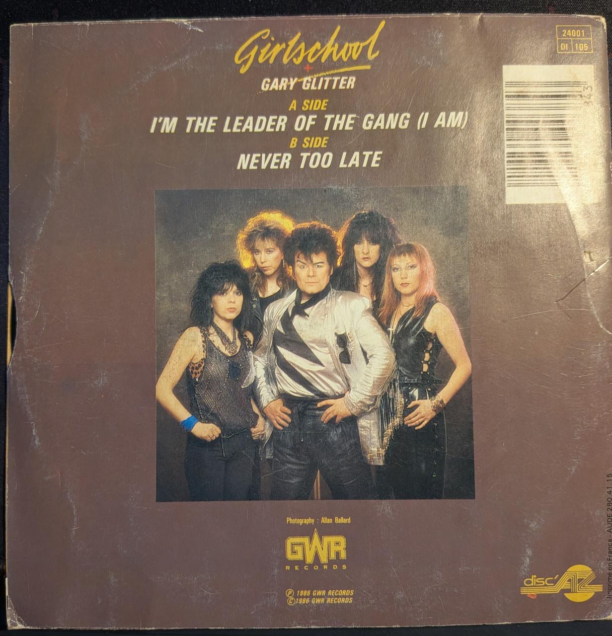 Single Gary Glitter + Girlschool - I'm The Leader Of The Gang (I Am)