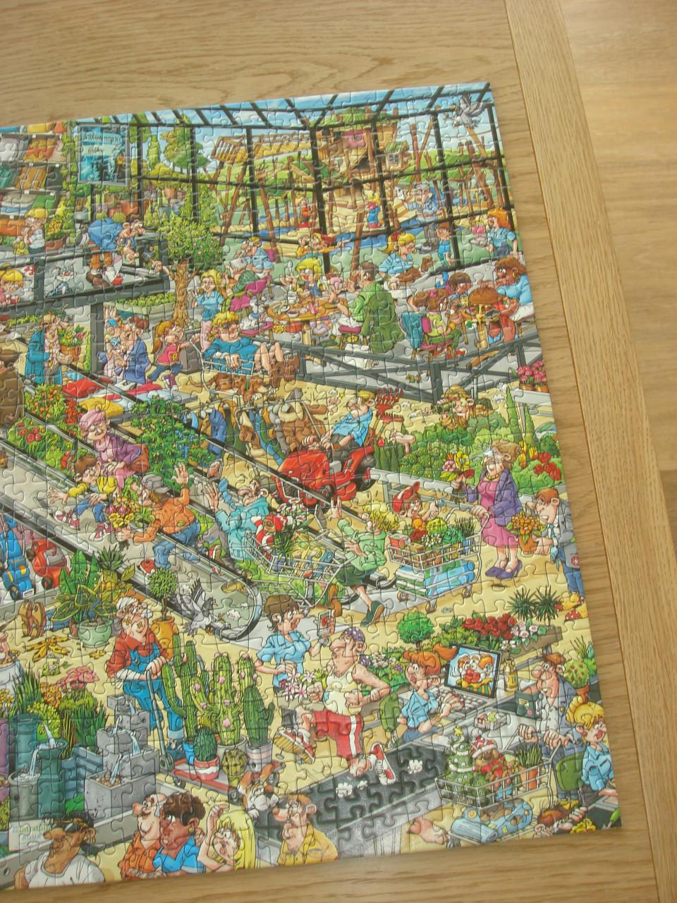 Te koop Complete Ray"s Comic Puzzel Intratuin Duiven 1000 stukjes