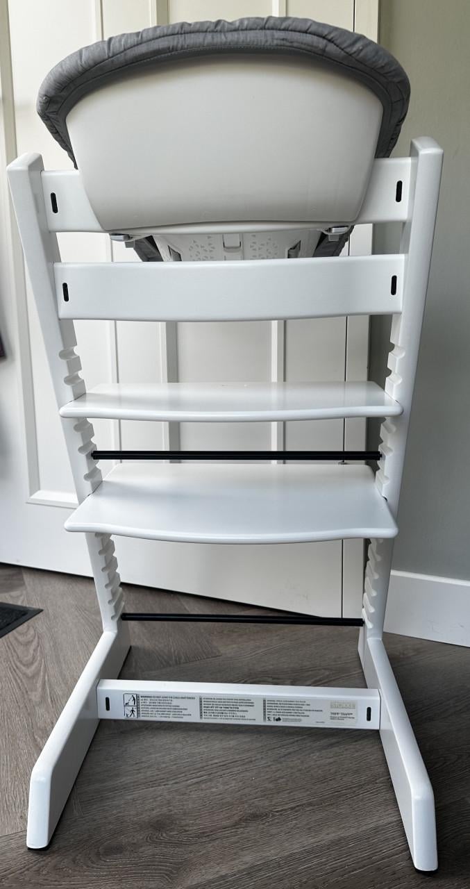 Stokke Tripp Trapp stoel met newbornset en babysit,tray