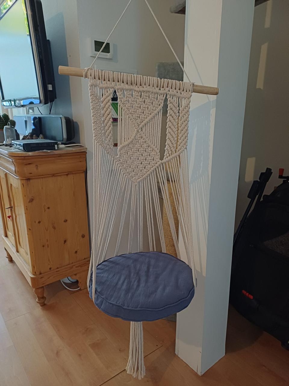 Superleuke macrame SCHOMMEL voor de KAT, incl. accessoires