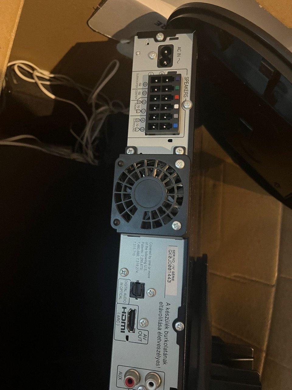 Panasonic SC PT580 home cinema set