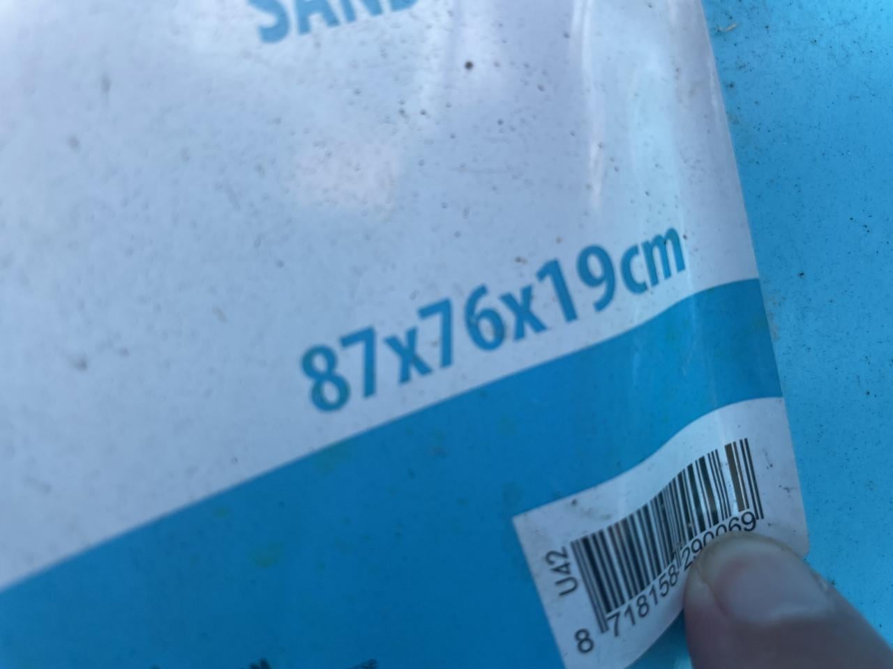 NIEUW Blauw Schelpenbadje, leuk als zwembadje