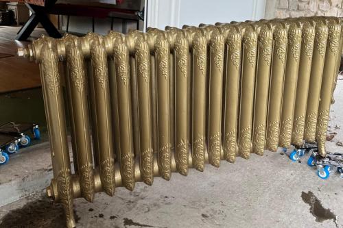 Gietijzeren kachels drie stuks