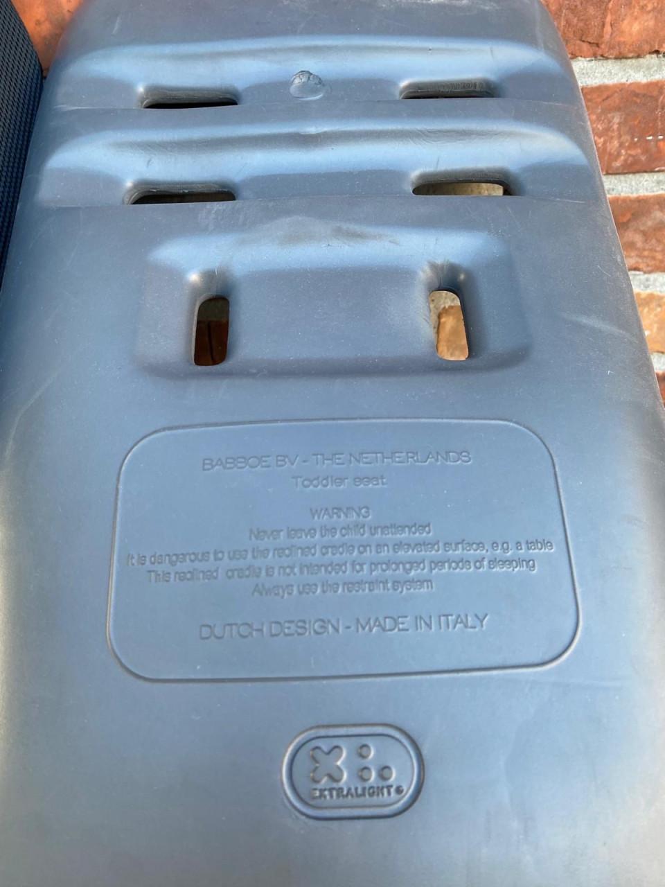 Babboe bakfiets 3 stoeltjes en accessoires