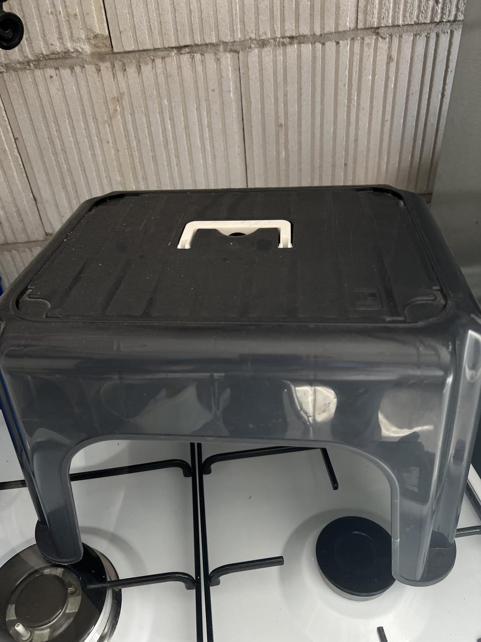 Kruk Tontarelli Dumbo grijs 38 x 30 x 24 cm Met handvat